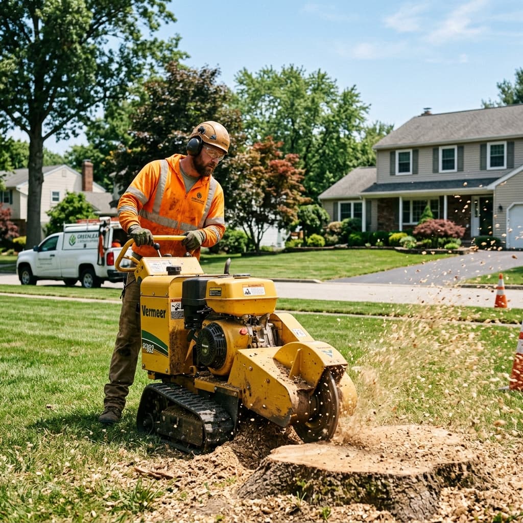 Boxpro Express stump grinding in Marysville California