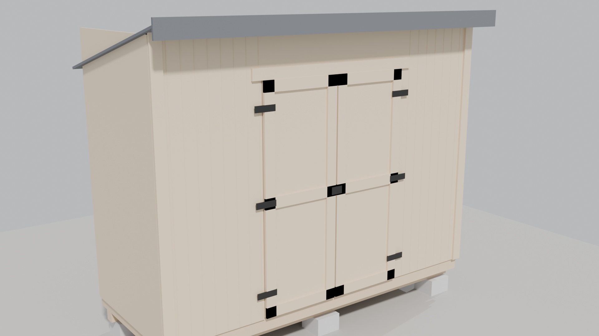 The Lincoln Lean-To 4×10 CAD Framing Blueprint in Auburn