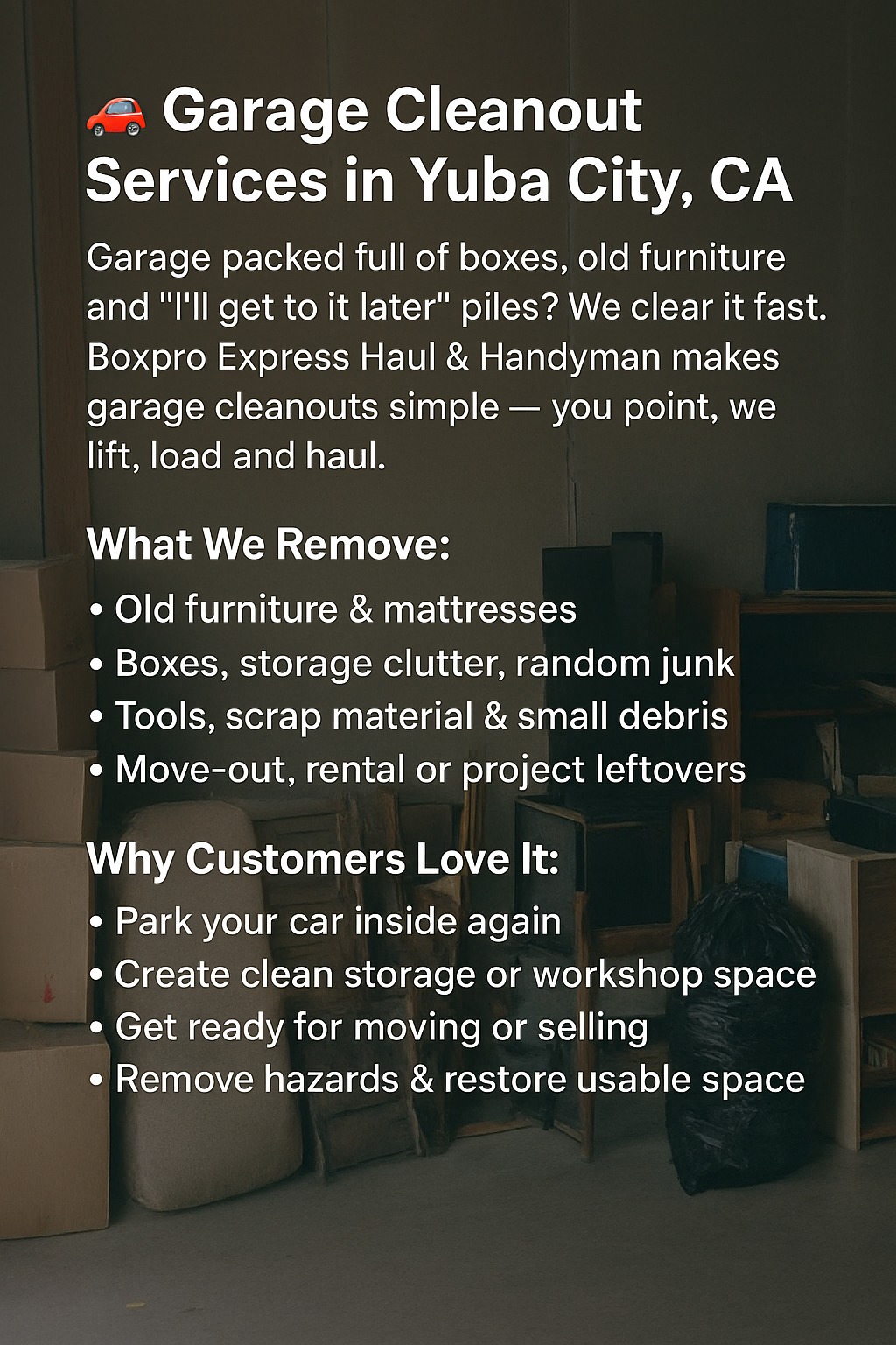 Boxpro truck on the job