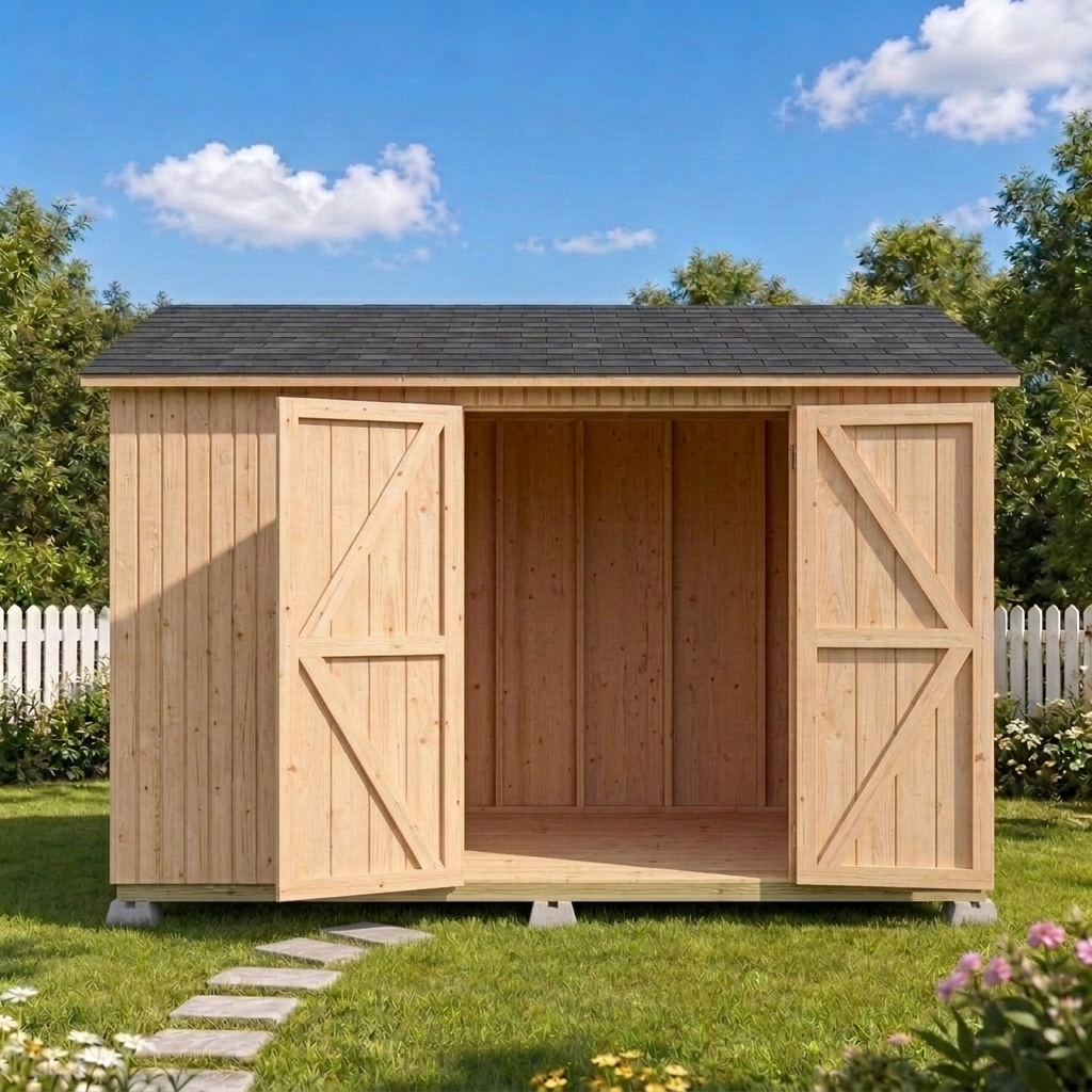 The Lincoln Lean-To Shed 4Ă10: The Ultimate Side-Yard Storage Solution for Lincoln, Roseville & Yuba City