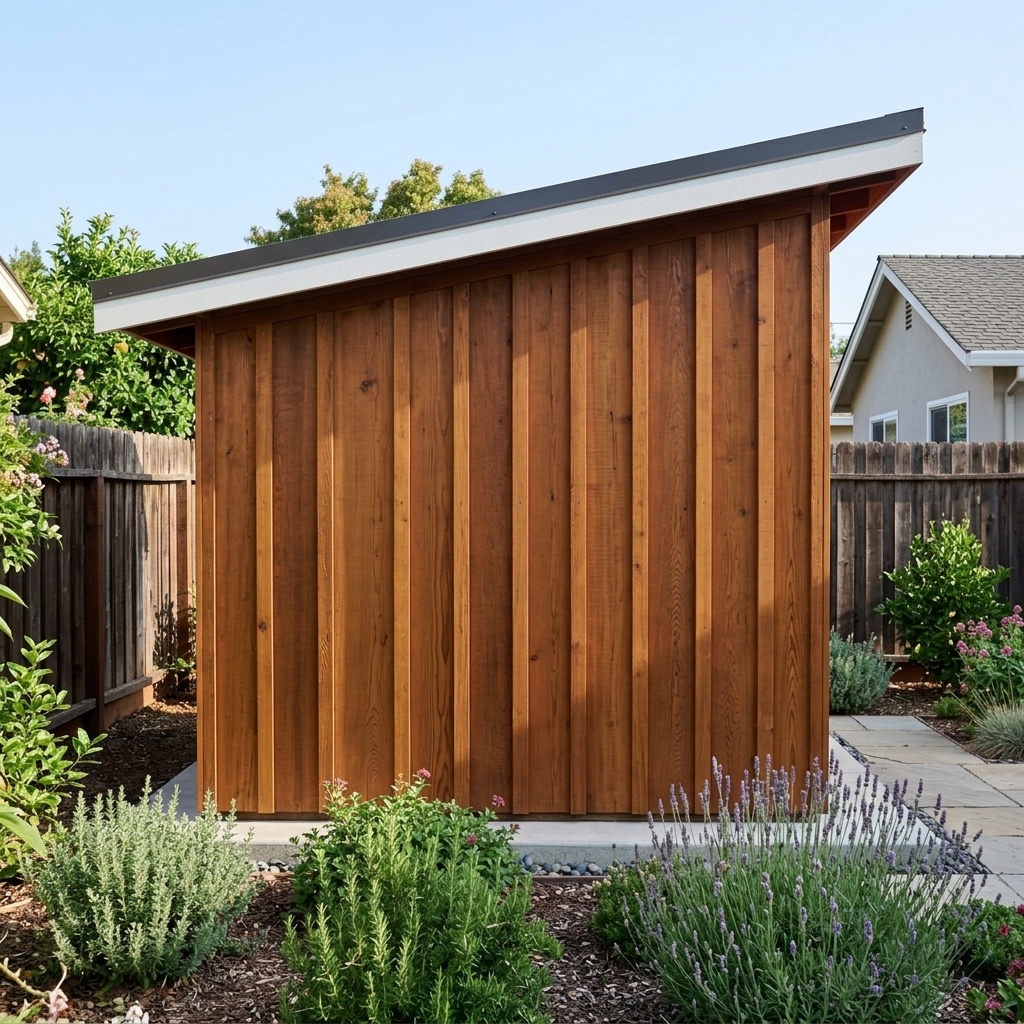 NorCal Lean-To Side Elevation View