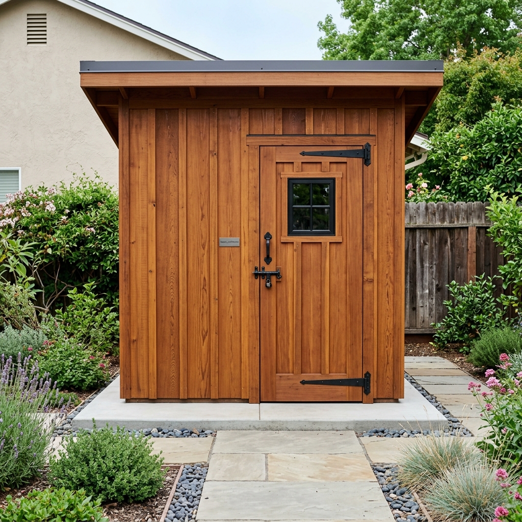The NorCal Lean-To Custom 10x12 Storage Shed Yuba City