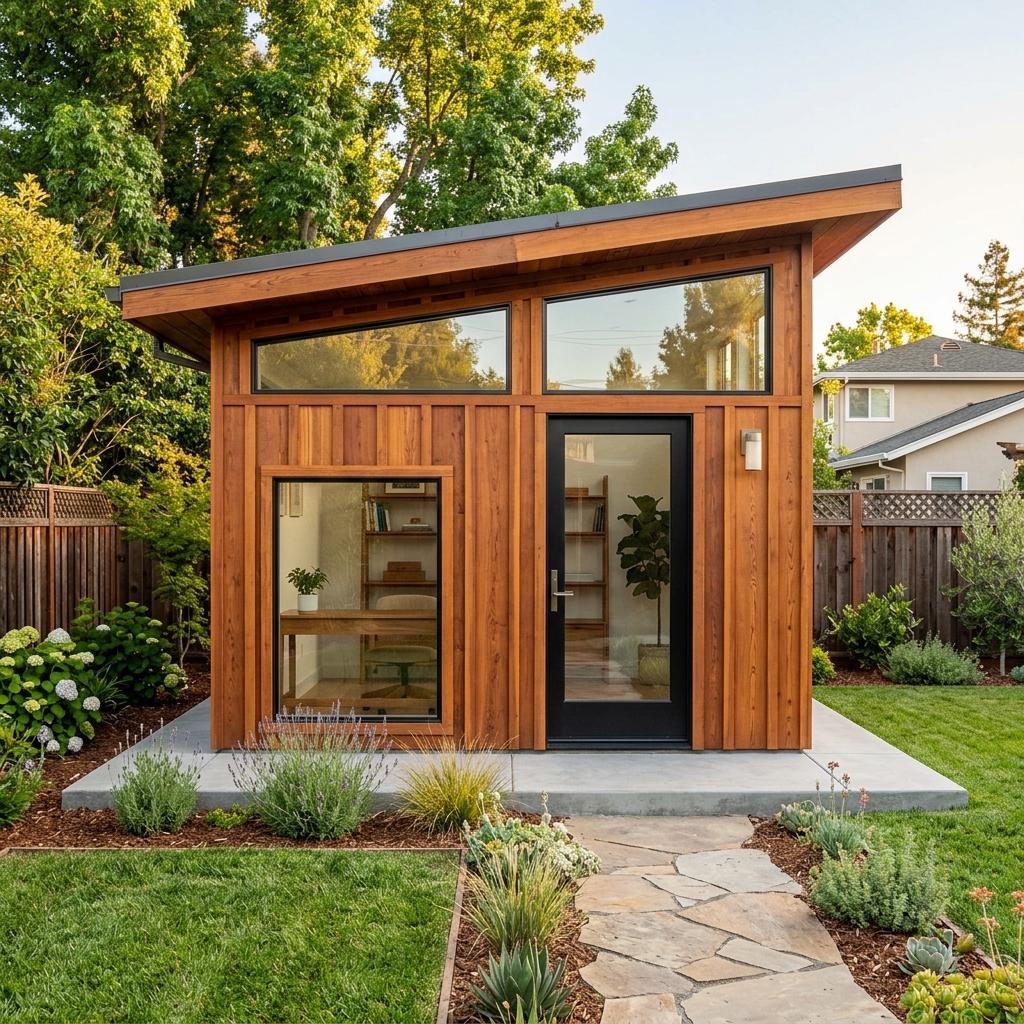 The Sutter Studio Custom 10x12 Storage Shed Yuba City