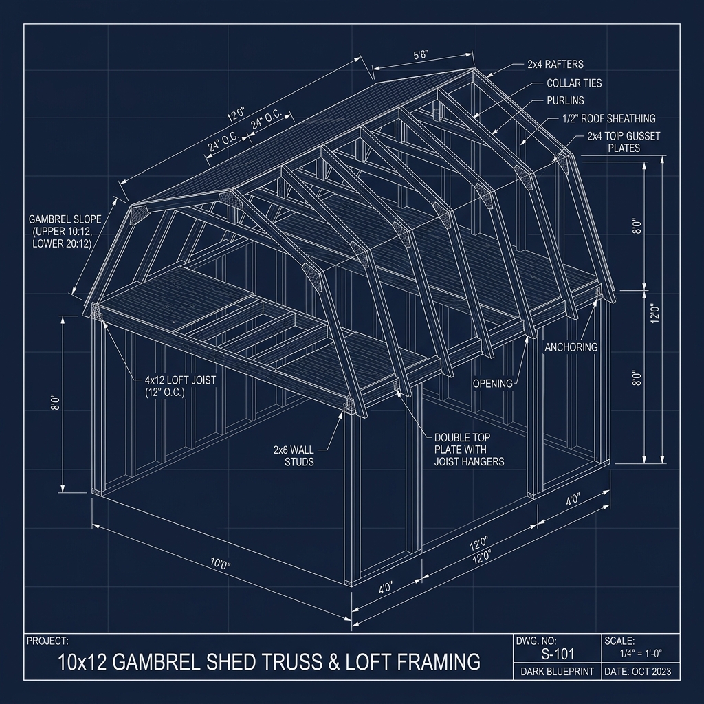 The Valley Vault CAD Framing Blueprint in Gridley