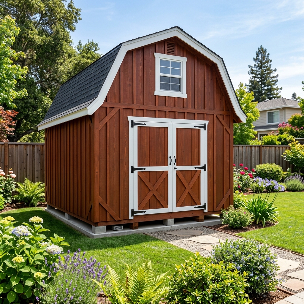 The Valley Vault Custom 10x12 Storage Shed Yuba City